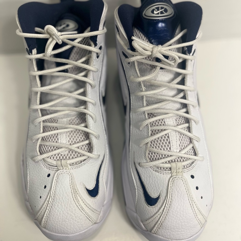 Nike Air Total Max Uptempo White Navy Shoes CZ2198-100 Size 13 - Picture 15 of 15